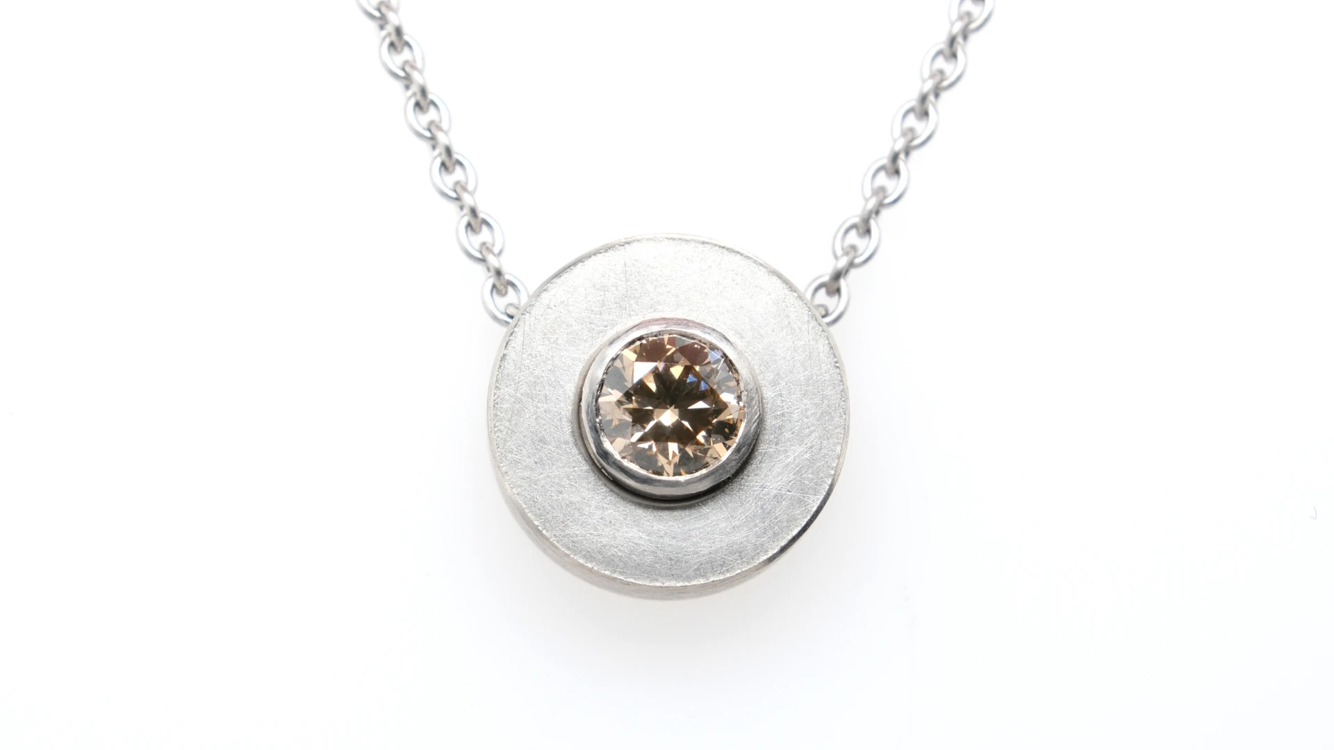 Kette Pt Diamant naturfarben
