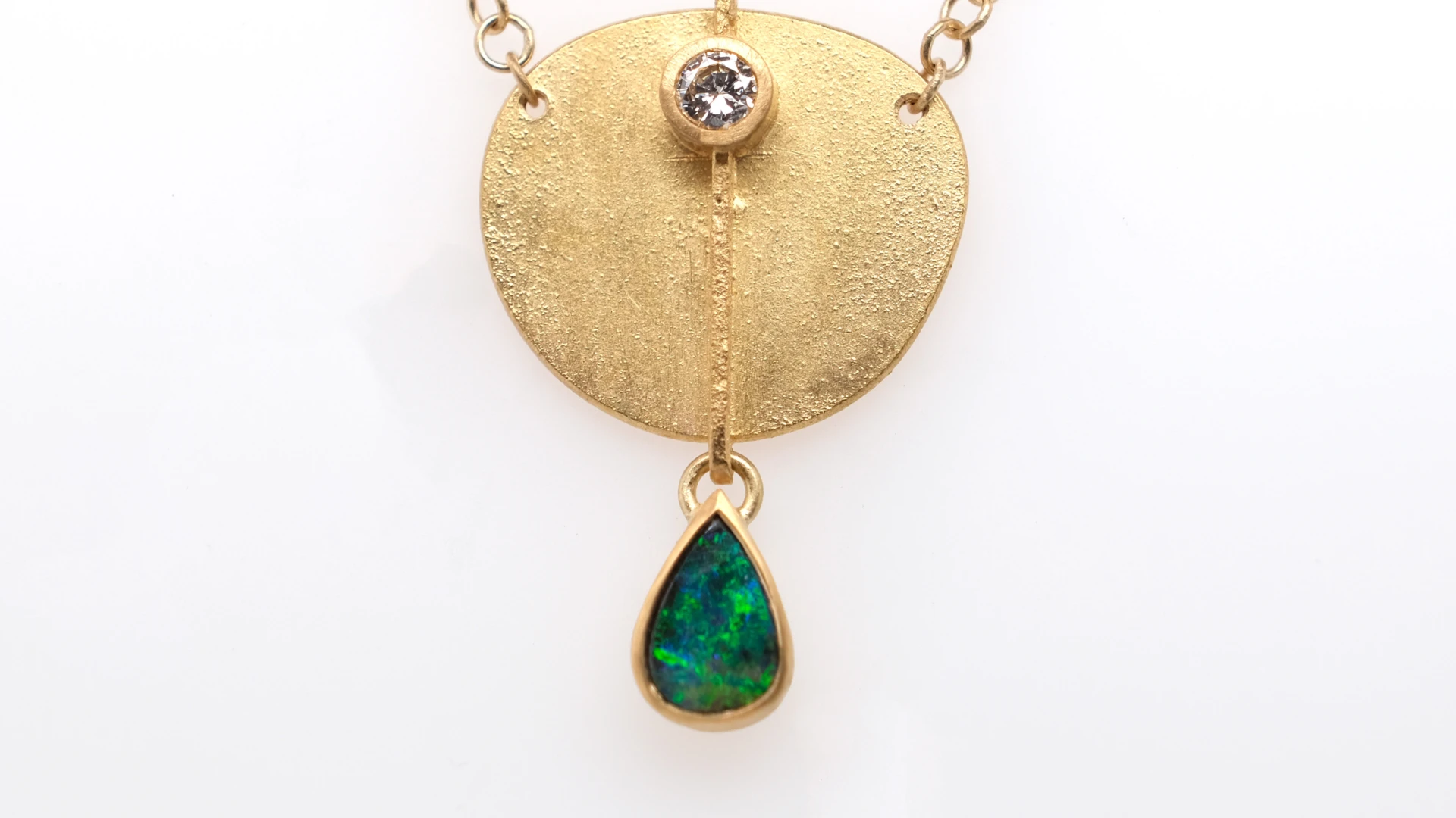 Kette Au 750/900 Opal, Brillant
