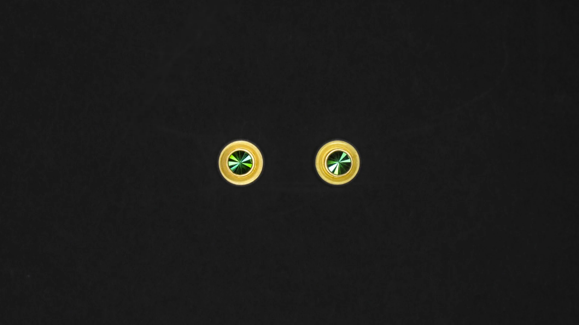 Au Ohrstecker mit Turmalin