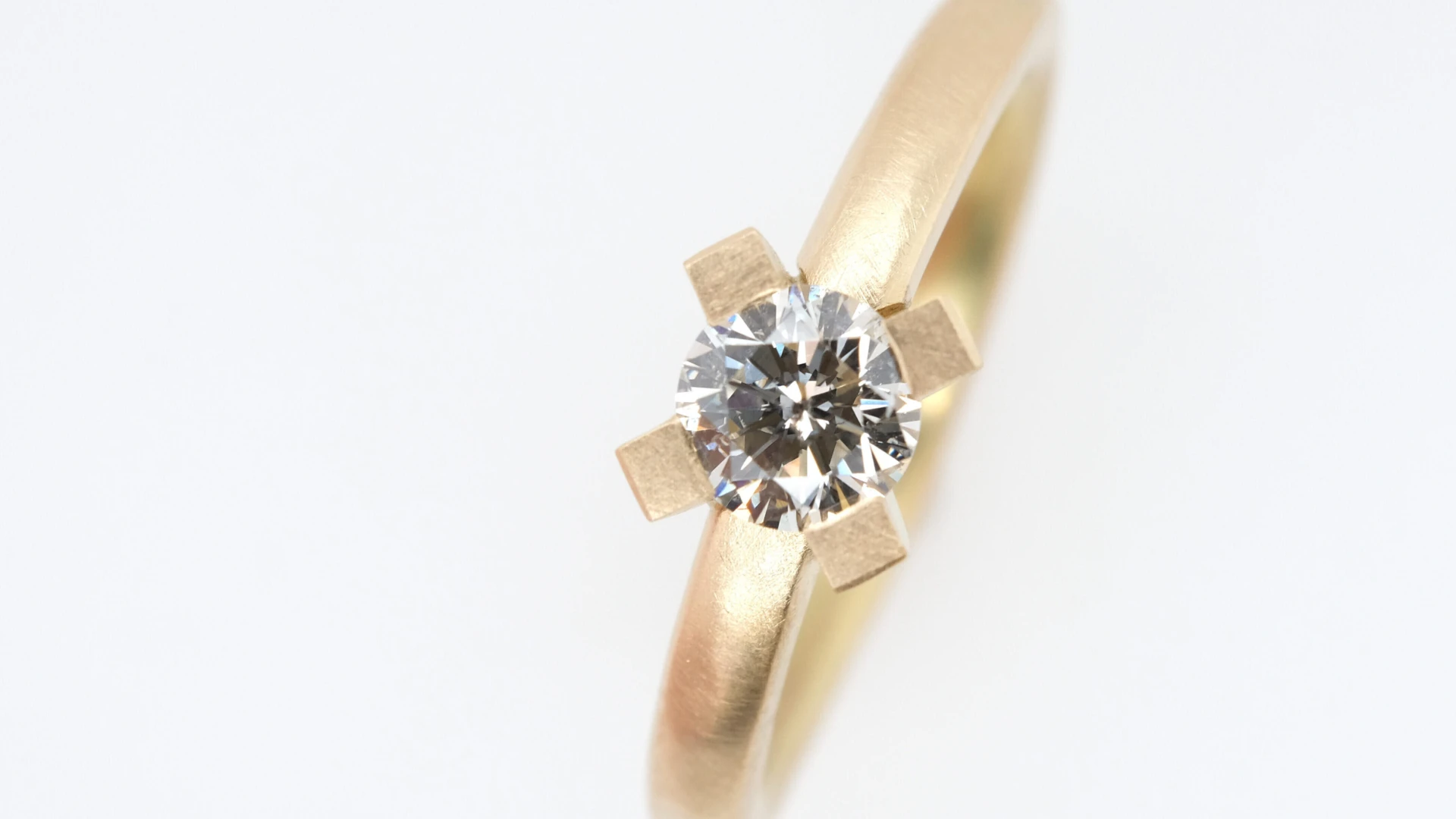 Au Ring 750 Brillant 0,59 ct.